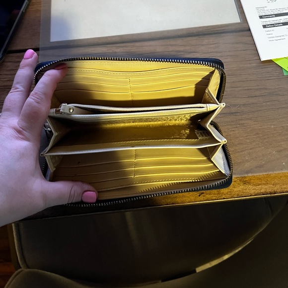 Kate Spade Ace of Spades zip wallet - Navy - Picture 3 of 3